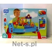 Mega Bloks Stolik z klockami niebieski FGV05 - Klocki - miniaturka - grafika 2