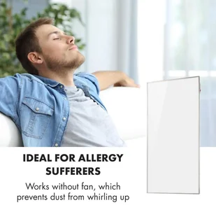 Klarstein Klarstein Wonderwall 72 Promiennik podczerwieni 60 x 120 cm 720 W timer tygodniowy IP24 kolor biały ACO14-Wonderwall-720 - Ogrzewanie przenośne - miniaturka - grafika 5