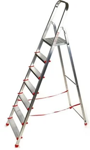 996 99674639 Drabina domowa 7 stopniowa czerwona wysokość robocza 3,40m) 74639-uniw - Drabiny 996 99674639 Drabina domowa 7 stopniowa czerwona wysokość robocza 3,40m) 74639-uniw - Drabiny - miniaturka - grafika 1