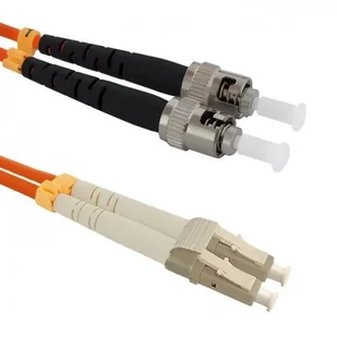 Qoltec Optic Patchcord LC/UPC ST/UPC MM 50/125 OM2 2m 54072 - Patchcordy - miniaturka - grafika 2