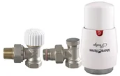 Akcesoria grzewcze - Vario Term Zestaw zaworów Standard Prestige biały, Typ zaworu: Kątowy STGS0206C/FK - miniaturka - grafika 1