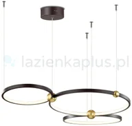 Lampy sufitowe - Altavola Design Aurora lampa wisząca czarny złoty LA111P503kblack - miniaturka - grafika 1