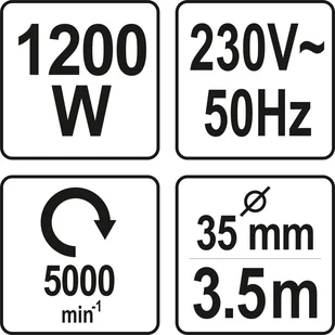 Yato WIBRATOR DO BETONU 1200W + BUŁAWA 3M DŁ Yato YT-82600 ZYSKAJ RABAT 30 ZŁ YT-82600 - Ubijarki i zagęszczarki - miniaturka - grafika 4