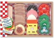Zabawki AGD - Melissa &amp; Doug Melissa &amp Doug MELISSA Drewniane Sandwich Making Set 10513 - miniaturka - grafika 1