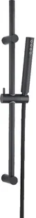Laveo Pretto Zestaw prysznicowy na drążku czarny NLP71A2 - Zestawy prysznicowe - miniaturka - grafika 2