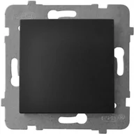 Gniazdka elektryczne - Ospel Łącznik pojedynczy schodowy As czarny LP-1G/M/33 - miniaturka - grafika 1