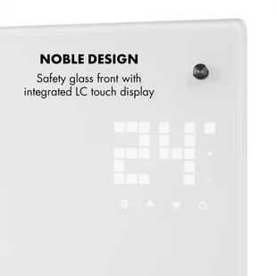 Klarstein Klarstein Bornholm Curved Smart, grzejnik konwekcyjny, 2000 W, sterowanie przy użyciu aplikacji, biały ACO7-BrnhlmCrvdSmrtW - Ogrzewanie przenośne - miniaturka - grafika 8