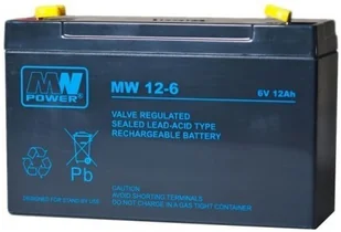 Pb 6V 12Ah bezobsługowy waga 2.1 kg prąd ład 4A - Akcesoria rowerowe - miniaturka - grafika 3