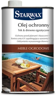 Starwax Olej do mebli ogrodowych - Farby i impregnaty do drewna Starwax Olej do mebli ogrodowych - Farby i impregnaty do drewna - miniaturka - grafika 3