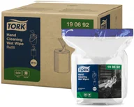 Ręczniki papierowe - TORK Czyściwo włókninowe nasączane do trudnych zabrudzeń rąk wkład W14 - miniaturka - grafika 1