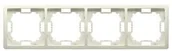 Klawisze i ramki - Simon Ramka Basic 4x BMR4/12 beżowy - miniaturka - grafika 1
