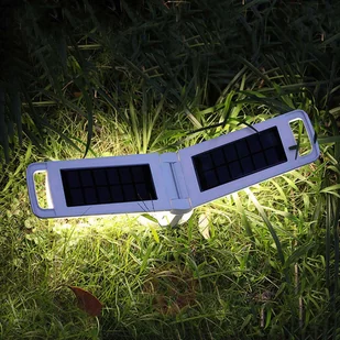 Eco Light ECO Light lampa solarna lampa zewnętrzna Dragonfly z panel słoneczny i funkcją ładowania USB, do noszenia dla różnych, do różnorodnych zastosowań, IP54, srebrny P 9041 SI P 9041 SI - Lampy ogrodowe - miniaturka - grafika 5
