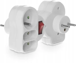 Rozgałęźnik Złodziejka Rozdzielacz z wyłącznikiem - Przedłużacze i rozgałęźniki - miniaturka - grafika 2