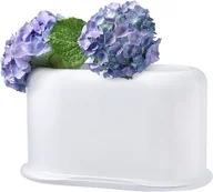 Wazony i flakony - Nude Wazon Layers L biały - miniaturka - grafika 1