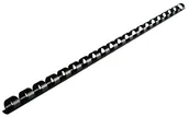 Grzbiety do bindownic - Fellowes Apex Black Plastic Comb 12 MM, czarny 6202301 - miniaturka - grafika 1