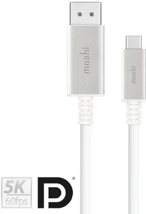 Moshi USB-C to DisplayPort Cable - Aluminiowa przejściówka z USB-C do DisplayPort 5K/60fps (srebrny) 99MO084102 - Kable USB - miniaturka - grafika 3
