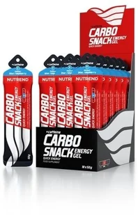 Nutrend Carbosnack with caffeine 50g saszetka niebeska malina z kofeina - Produkty specjalne dla sportowców Nutrend Carbosnack with caffeine 50g saszetka niebeska malina z kofeina - Produkty specjalne dla sportowców - miniaturka - grafika 1