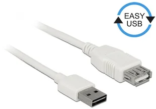 Delock EASY-USB-KAB.2.0 A > gniazdo USB 2.0 A 5 m Biały kabel Digital/dane,,,,, 85202 85202 - Kable USB - miniaturka - grafika 2