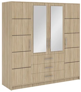 Szafa ubraniowa Bali D4 szafy do sypialni + lustro - Szafy - miniaturka - grafika 2