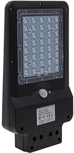 Milagro Czarna Lampa Solarna Street 8 W 4000 K IP65 EKO2011 - Lampy ogrodowe - miniaturka - grafika 3