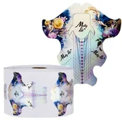 Sztuczne paznokcie i akcesoria - Molly Lac Szablony formy do paznokci 2w1 salonowe i mistrzowskie MollyLac Kwiaty Holo 500 szt - miniaturka - grafika 1