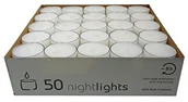 Świece - Wenzel-Kerzen 23-217-50-UK Nightlights świeczki, czas palenia do 8 godzin, opakowanie zawiera 50 sztuk 10191019004527 - miniaturka - grafika 1