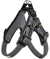 Szelki dla psów - Hunter Manoa Vario Quick Light, uprząż dla psa z tkaniny siateczkowej, xl, szary 93056 - miniaturka - grafika 1
