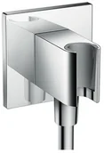 Akcesoria do armatury i ceramiki - Hansgrohe uchwyt prysznicowy FixFit Porter Square 26486000 26486000 - miniaturka - grafika 1