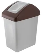 Kosze na śmieci - Branq DOSTAWCA UCHYLNY KOSZ NA ŚM.25L SEGREG.BRĄZ.1325 BRA000195 - miniaturka - grafika 1