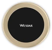 Ładowarki do telefonów - Mobilari ALUMINIOWA PŁASKA SZYBKA ŁADOWARKA INDUKCYJNA QI M555021 M555021 - miniaturka - grafika 1