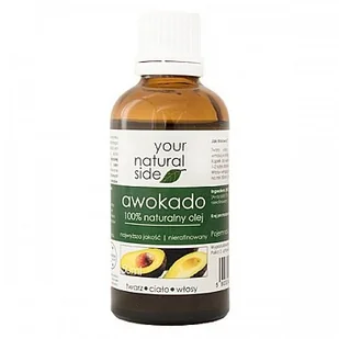 Your Natural Side 100% naturalny olej z awokado - Your Natural Side Olej 100% naturalny olej z awokado - Your Natural Side Olej - Olejki do ciała i włosów - miniaturka - grafika 2