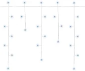 Oświetlenie świąteczne - Jumi Lampki świąteczne zewnętrzne SOPLE 5.85 m 200 LED białe zimne z programatorem - miniaturka - grafika 1