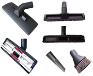 Akcesoria do odkurzaczy - Hossi's Wholesale 4 różne końcówki do odkurzacza (do dywanów,-; ssawka szczelinowa do twardych podłóg i pędzel) w zestawie 20 worków do odkurzacza worki pasują do Moulinex 1300 de Luxe  Compact, SUPERIOR BST-821d, Moul - miniaturka - grafika 1