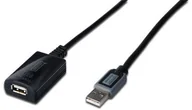 Kable komputerowe i do monitorów - Digitus Usb 2.0 przedłużacz aktywny 10m - miniaturka - grafika 1