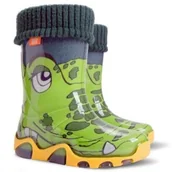 Buty dla dziewczynek - Demar Kalosze dziecięce STORMER LUX PRINT B (20-27) - Mała 0032B - miniaturka - grafika 1