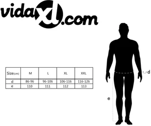 VidaXL Męski kombinezon roboczy, rozmiar XL, niebieski 131788         VidaXL - Odzież robocza - miniaturka - grafika 5