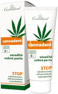 Cannaderm Konopna pasta do zębów CANNADENT - Pasty do zębów - miniaturka - grafika 2