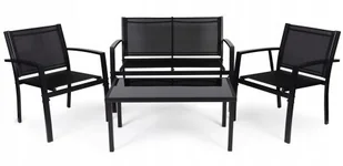 Zestaw mebli ogrodowych stół ławka fotele metal - Meble ogrodowe Zestaw mebli ogrodowych stół ławka fotele metal - Meble ogrodowe - miniaturka - grafika 1