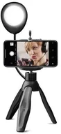 Selfie stick - SBS SBS Tripod bezprzewodowy ze światłem LED | - miniaturka - grafika 1
