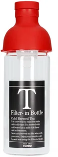 Hario Cold brew butelka z wkładem filtracyjnym, czerwony, 300 ML FIB-30-R - Zaparzacze i kawiarki - miniaturka - grafika 2