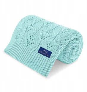 Bocioland Kocyk Bambusowy Milano Miętowy 80x100 - Koce i narzuty dla dzieci - miniaturka - grafika 3