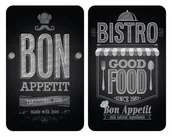 Deski do krojenia - Wenko Deska ceramiczna na kuchenkę Bon Appetit 2 szt. 2521483100 - miniaturka - grafika 1