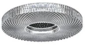 Lampy sufitowe - Rabalux LAMPA sufitowa ZIVA 3064 okrągła OPRAWA plafon LED 36W 3000K 6000K glamour chrom 3064 - miniaturka - grafika 1