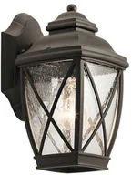Lampy ogrodowe - Kichler Ogrodowa LAMPA ścienna TANGIER KL/TANGIER2/S Elstead elewacyjna OPRAWA zewnętrzna retro IP44 brąz przezroczysta KL/TANGIER2/S - miniaturka - grafika 1
