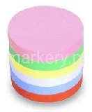 Notesy i bloczki - Magnetoplan Karteczki okrągłe 100 mm 6 kolorów 500 szt 111151610 - miniaturka - grafika 1