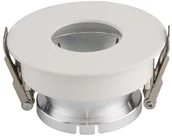 Oprawy, klosze i abażury - v-tac Oprawa Oczko V-TAC GU10 Wpuszczana Biały/Chrom Okrągła VT-873 - miniaturka - grafika 1