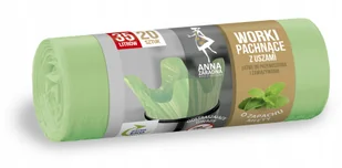 Anna Zaradna Worki na śmieci z uszami zapach Miętowy 35L 20szt - Worki na śmieci - miniaturka - grafika 5