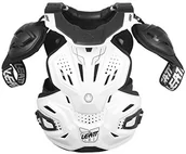 Akcesoria turystyczne - Leatt leatt klatki piersiowej pancerne Fusion Vest 3.0 łącznie z osłoną na kark, czarna, biały, L/XL 1015400111 - miniaturka - grafika 1
