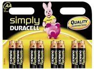 Baterie i akcesoria - Duracell Bateria Simply AA 8 sztuk - DUR002272 - miniaturka - grafika 1
