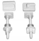 Deski sedesowe - śruby do deski sedesowej uniwersalne białe - miniaturka - grafika 1